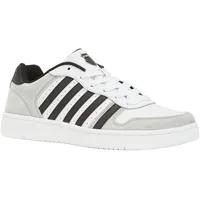 K-Swiss Herren Court Palisades Sneaker, White/Gray/Black, 42 EU