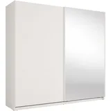 ax living Schiebetürenschrank Lunoria 221 x 207 x 60 cm Weiß