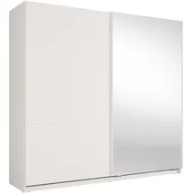 ax living Schiebetürenschrank Lunoria 221 x 207 x 60 cm Weiß
