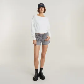 G-Star True Edge Kurze Jeans - Faded Grey Neblina - 26