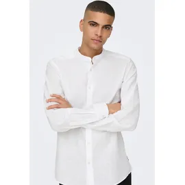 Only & Sons Langarmhemd Weiß XL