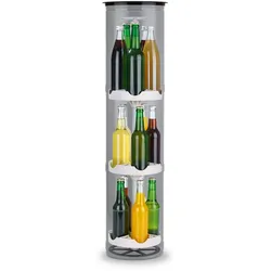 EASYmaxx Flaschenkühler Outdoor - Für bis zu 15 Flaschen - grau
