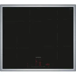 Siemens EH645HFB1E, iQ300, Induktionskochfeld, 60 cm, Schwarz, Mit Rahmen aufliegend