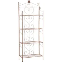 TPFGarden Standregal 160 x 60 x 30 cm Braun