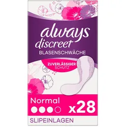 Always Discreet Inkontinenz-Slipeinlagen Normal 28 St