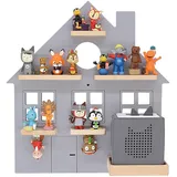 BOARTI Kinderregal Haus grau