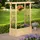 Dobar Pflanzkasten Pergola 117 x 39 x 119 cm Natur