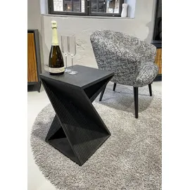 GUTMANN FACTORY Corby Schwarz Mangoholz 35 x 35 x 50 cm