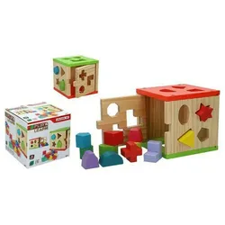 Woomax Activities Eimer – Spielerisches Holzspielzeug für Kleinkinder