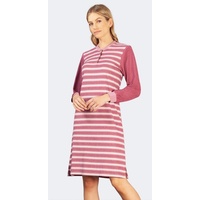 Hajo Nachthemd Damen Frottee Schlafshirt (1-tlg) Klima Frottee rosa 48-50