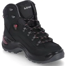 Lowa Renegade GTX Mid Damen Schwarz/Pflaume 41