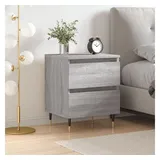 vidaXL Nachttisch Grau Sonoma 40x35x50 cm Holzwerkstoff