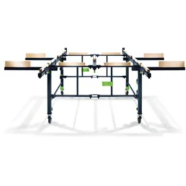 Festool Arbeitstisch Holz/Metall 180 cm schwarz/braun 150 kg
