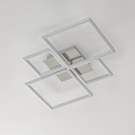 Briloner LED Deckenleuchte 75 cm aluminium-chrom