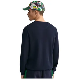 GANT Strickpullover COTTON PIQUE C-NECK Blau 4XL
