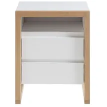 MCA Furniture MCA Nachttisch Facil Lack Weiß