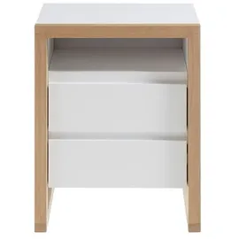 MCA Furniture MCA Nachttisch Facil Lack Weiß