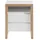 MCA Furniture MCA Nachttisch Facil Lack Weiß