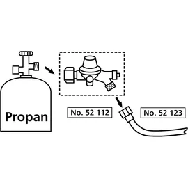 CFH Propanregler 2,5bar DR 112