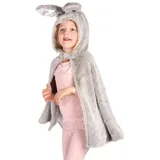 suebidou Kostüm Cape 'Fluffy Hase' 98-128 cm / 3-8 Jahre