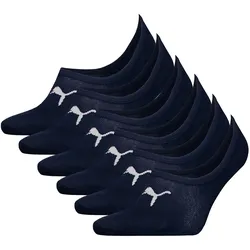 Füßlinge PUMA "Socken 6er Pack", Herren, Gr. 39-42, blau, Obermaterial: 73% Baumwolle CO. 25% Polyamid PA. 2% Elasthan EL., Socken