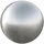 vidaXL Gartenbrunnen Gebürsteter Ball Ø 37,5 cm Silber Edelstahl 201