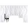 HOME WOHNIDEEN Schiebegardine HOME WOHNIDEEN "TIBASI", weiß, B:57cm H:245cm, Wirkware, Obermaterial: 100% Polyester, Gardinen, halbtransparent