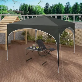 Woltu Faltpavillon 3 x 3 m Grau
