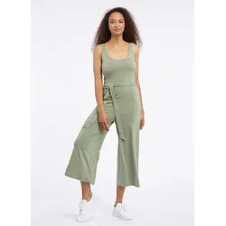 7/8-Overall »LISSETA«, in 7/8 Beinlänge und Taillenbindegürtel, Gr. L (40) - N-Gr, OLIVE, , 20984700-L N-Gr