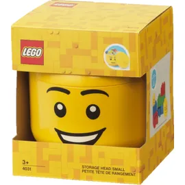 LEGO Aufbewahrungskiste LEGO Aufbewahrungskopf Happy Boy 1-tlg. gelb