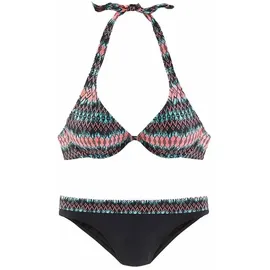 HOMEBOY Bügel-Bikini Damen Schwarz/Rosa 42 Cup C