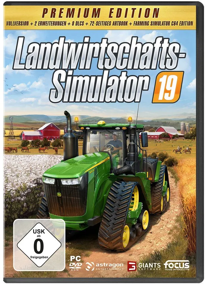 Landwirtschafts-Simulator 19 (Premium Edition) - CD-ROM DVDBox