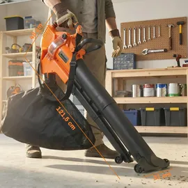 Outsunny Elektro-Laubbläser 40L Auffangbeutel