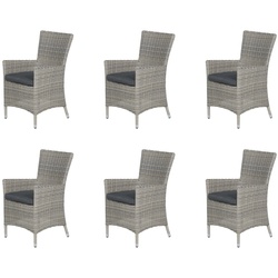 Garden Impressions COSTA Polyrattan Diningsessel Gartenstuhl mit Alu-Gestell