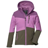 KILLTEC Mädchen Funktionsjacke mit Kapuze und Schneefang/Outdoorjacke ist wasserdicht KOW 170 GRLS JCKT, dunkelorchidee, 164,