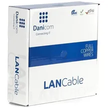 danicom CAT6A S/FTP 50m Starrleiter - LSZH (Dca)