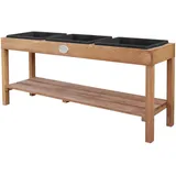 Axi Aktivitäten-Tisch braun B/H/L: ca. 124x50x27 cm, - Braun, Schwarz,