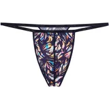 HOM G-String Viscaya Blau/Gelb/Pink L 1er Pack