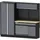 feistos Werkstatteinrichtung Apollo 32 Schwarz/Anthrazit 46x228x200cm