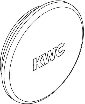 KWC Aquarotter Verschlusskappe, F3, 2030042944 , 2030042944 2030042944