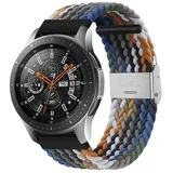 Sunicol Uhrenarmband 20mm/ 22mm, verstellbar, Nylon geflochten, Ersatzarmband mit Schließe 22mm