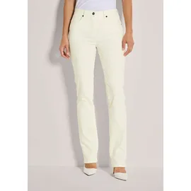 Madeleine Gerade Five-Pocket-Jeans mit Stretch in wollweiß | Gr.: 21