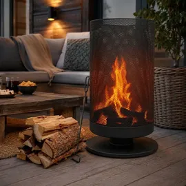 BBQ Collection Feuertonne Ø 72,5 cm Schwarz