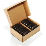 MASTER MASSAGE EQUIPMENT Master Massage Mittel Ovular Basalt Hot Stone Massagesteine 6.4cm x 4.6cm x 1.8cm America Brand
