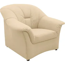 DOMO collection Sessel Papenburg Kunstleder 99 x 84 x 82 cm Beige
