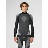 Uyn Evolutyon langarm Funktionsshirt Turtleneck Herren anthrazit melange/nude/avio XXL,