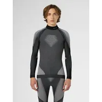 Uyn Evolutyon langarm Funktionsshirt Turtleneck Herren anthrazit melange/nude/avio XXL,