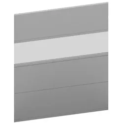 Biohort Sichtschutz zu DaVinci mit Acrylglas Gr. 1m silber-metallic B138925