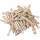 yuyte 50 Stück Dauerwellen Wickler Gummi, Frauen Mädchen Welle Dauerwelle Stangen Set Diy Friseurwerkzeug Sticks, Angemessene Dicke, Gutes Handgefühl und Gute Elastizität, Kleine Friseurwerkzeuge