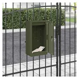 vidaXL Briefkasten Olivgrün